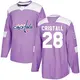 Authentic Men's Andrew Cristall Purple Washington Capitals Fights Cancer Practice Jersey