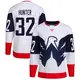 Authentic Men's Dale Hunter White Washington Capitals 2023 Stadium Series Primegreen Jersey