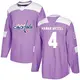 Authentic Men's Hardy Haman Aktell Purple Washington Capitals Fights Cancer Practice Jersey