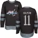 Authentic Men's Jeff Halpern Black Washington Capitals 1917-2017 100th Anniversary Jersey