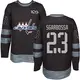 Authentic Men's Michael Sgarbossa Black Washington Capitals 1917-2017 100th Anniversary Jersey