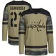 Authentic Men's Michael Sgarbossa Camo Washington Capitals Military Appreciation Practice Jersey