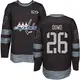 Authentic Men's Nic Dowd Black Washington Capitals 1917-2017 100th Anniversary Jersey