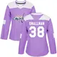 Authentic Women's Spencer Smallman Purple Washington Capitals Fights Cancer Practice Jersey