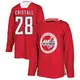 Authentic Youth Andrew Cristall Red Washington Capitals Practice Jersey