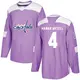 Authentic Youth Hardy Haman Aktell Purple Washington Capitals Fights Cancer Practice Jersey